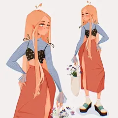 #遇见艺术# ins：magicluna.png

作者： Nika
#插画# ​​​