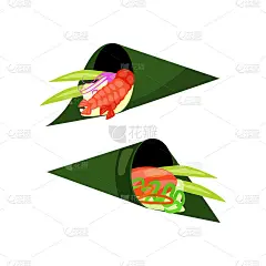 淡木与海鲜平面图标