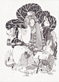 森林.主题杂志插图
来自画师Bea Tormo&Fran Collado ​​​​