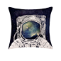 太空星球抱枕靠垫男孩儿童样板房间宇航员星空宇宙飞船月地球火箭-淘宝网
