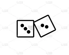 骰子游戏像素完美线性图标。传统棋盘游戏，赌博细线自定义插图。轮廓的象征。立方体与点矢量孤立的轮廓画。