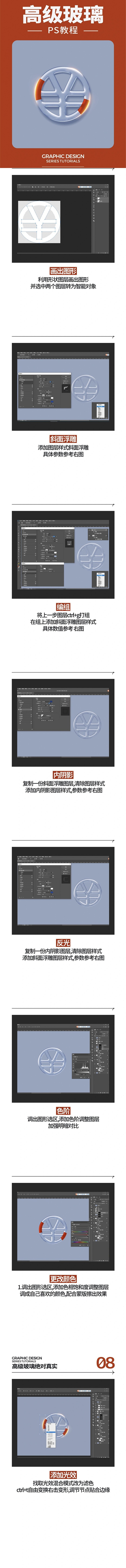 高级玻璃PS教程