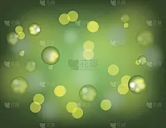 星光闪烁假日背景散景效果。