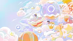 Babycare品牌·童年造梦师-天空之境_白獅