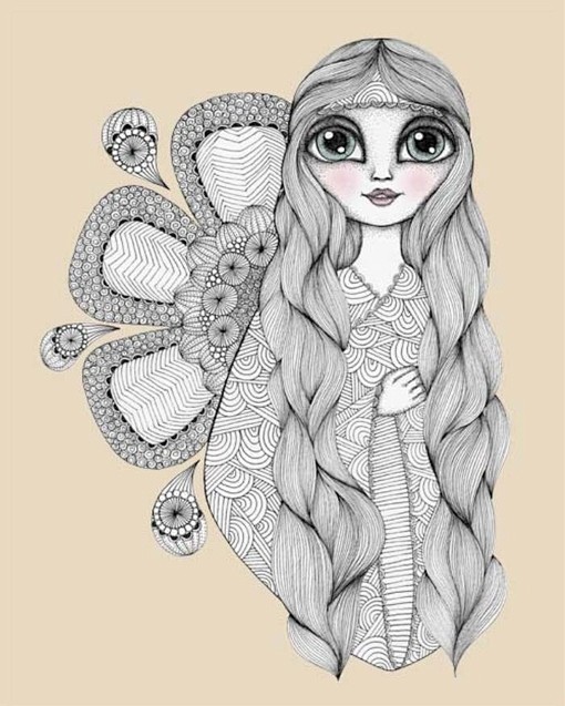Danielle Reck插画作品：大眼...
