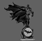 Batman for 3D Print, 1/4 Scale Statue, Daniel Bel : This is a private commission that I did for a very good friend wich I started almost a year ago, and because personal issues, I had to leave it. I resumed it some weeks ago and and finally I finished it 