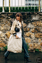 Paris FW 2019 Street Style: Natasha Goldenberg : Natasha Goldenberg between the fashion shows.