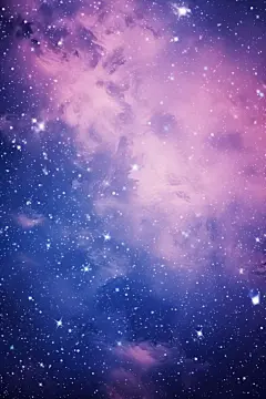 宇宙夜空太空星云插画图片
