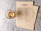 Le Musset Menu by Anna Kouchniroff