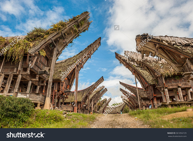 实拍部落建筑（战争，生活）
