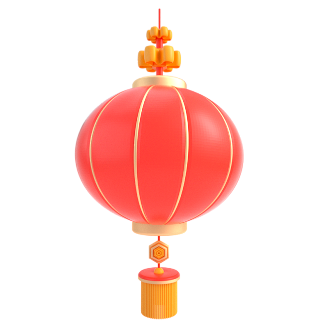 2022年虎年中国新年传统装饰元素