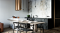 Prague apartment visualizations on Behance