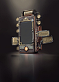 Steampunk Phone : Software: 3ds max, Modo, ZBrush
