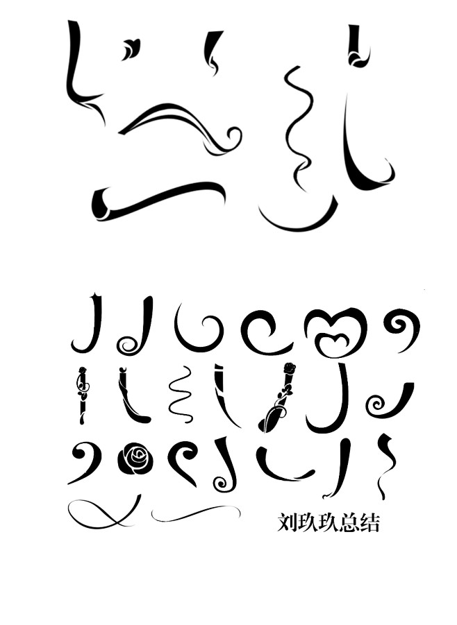 字体装饰自定义花边