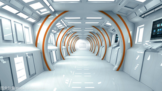 未来派室内走廊宇宙飞船的 搜索结果_36...