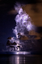 Lightning Through Clouds