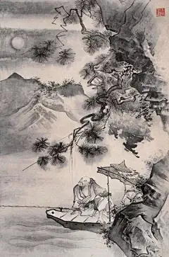 熟悉他的金瓶梅，你未必熟悉他的山水。提到胡也佛（1908—1980），熟悉书画的朋友可能都会想到他画的《金瓶梅》故事图，可谓是妙手精绘，曲尽其态，风靡画坛。连张大千也自认为画不出胡也佛笔下仕女的那股媚韵...

其实胡也佛不仅仅精于仕女画，他也非常擅山水、走兽、花鸟。他和绘画大师黄宾虹、石壶、黄秋园和陶博吾等人一样，一直到去世以后才慢慢为人所熟知。