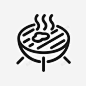 烧烤户外热图标 标志 UI图标 设计图片 免费下载 页面网页 平面电商 创意素材