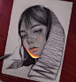 Este Artista Mexicano Faz Seus Desenhos ALápisParecerem Iluminados Com Luzes Fluorescentes