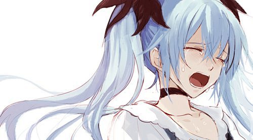 流泪女生插画