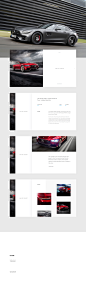 Mercedes Benz : A redesign concept focusing solely on the AMG series of the Mercedes Benz range. This site would act as a microsite to the main Mercedes Benz web page.