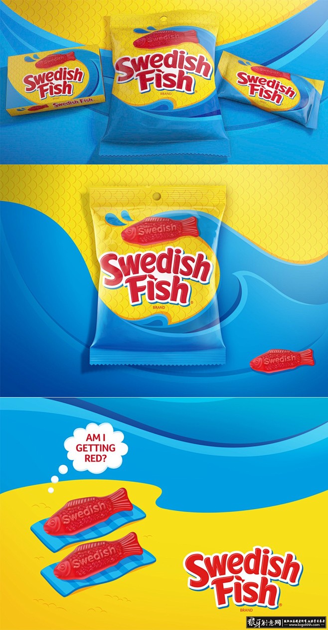 包装设计灵感 瑞典鱼包装袋 创意食品包装...