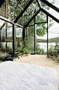 glass bedroom | architectural