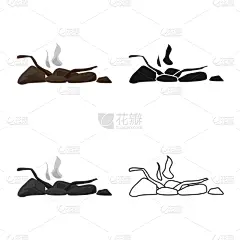 木料堆,标志,营火,户外,夏天,柴火,热,设计,布置,收集