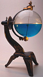 GRAND SOHLBERG GLASS CONSTELLATION GLOBE