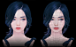 Gloomy Blue, Joker Y : 3D_Girl face_handpainted
about emotion~