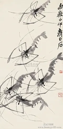  大师齐白石《虾》赏析