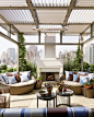 Modern Outdoor Space by De la Torre Design Studio and Cooper Robertson  Partners in New York New York