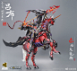 摩动核机甲成品系列 普通版 摇光宫 破军星君 吕布