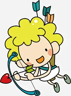 射箭的男孩矢量图免抠素材_新图网 https://ixintu.com 丘比特 创意 射箭 弓箭 手绘 男孩 设计 矢量图
