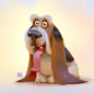 Basset hound, Lynn Chen : Basset hound by Lynn Chen on ArtStation.