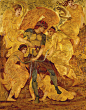 Edward Burne Jones/爱德华·伯恩·琼斯 1833年-1898年

【艺术赏析/金漆油画】

Cupid's Hunting Fields/丘比特的猎场 1880年

- ​​​​