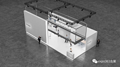 吴-X-X采集到简洁大气-展台