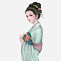 美女人物古风古装手绘Q版大小姐PNG搜索网 - 精选免抠素材_透明PNG图片分享下载_pngss.com