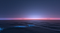 General 2560x1440 sky stars sunset sea digital art airplane waves