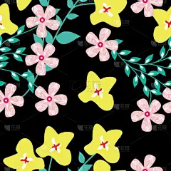 无缝花图案,可印刷成布,桌布,毛毯,衬衫,服装,海报,纸.