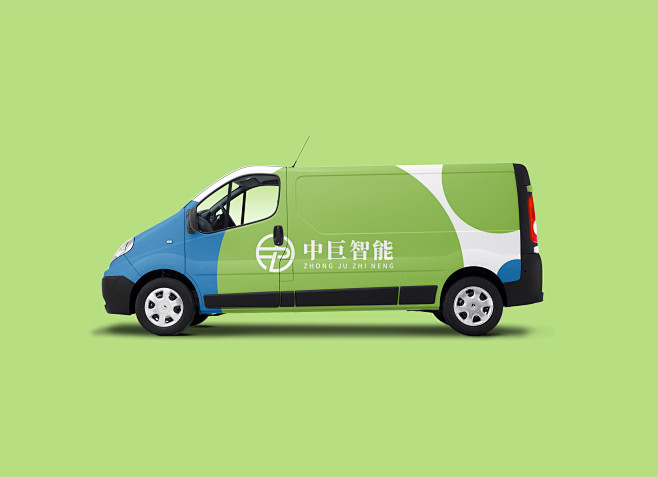 中巨智能-互联网智能科技行业logo设计...