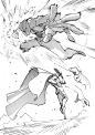 P站画师Gofa Chan大透视动态练习