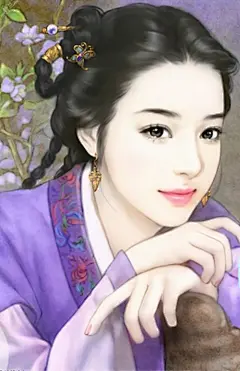 彼岸花。手绘，古风，美人。