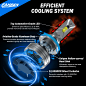 Amazon.com: Fahren H11/H8/H9 LED Headlight Bulbs, 60W 14000 Lumens Super Bright LED Headlights Conversion Kit 6500K Cool White IP68 Waterproof, Pack of 2 : Automotive