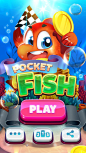 Pocket fish for instant games on facebook messenger