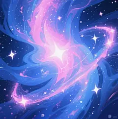 粉蓝色星空神秘元素 可商用底图素材 7P - 小红书