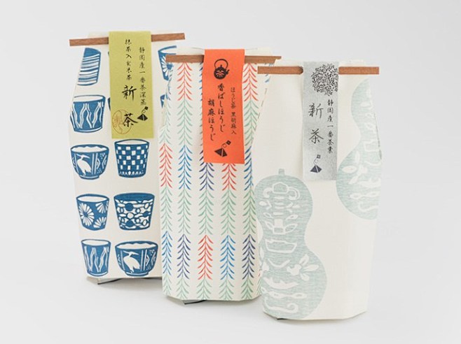 日式清新的茶包裝 : Image Sou...
