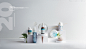 art direction  concept Cosmetic gel geometric mediterranean sea serum stilllife White