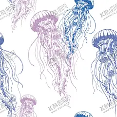 手绘水母 【酷图网】手绘海洋生物,海马,小龙虾,海胆,贝壳,海草,螃蟹,水母,鱼,海底世界,海洋馆,海洋世界,海底,海洋,水族馆,卡通海洋,卡通海底,海底总动员,海豚,海底背景,海洋背景,美人鱼,水族世界,海洋生物,海底生物,海底潜水,海底珊瑚,海底鱼类,海洋公园,矢量素材,设计,生物世界,