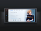 Music2 car music ui app design 2018
